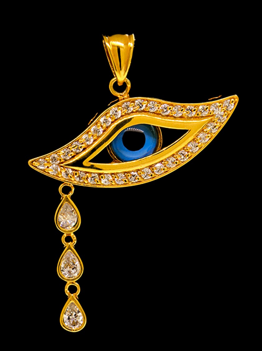 21K Gold Stone Pendant – SW11860